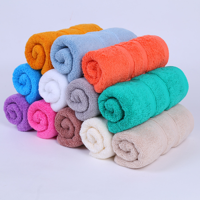 Pure cotton ply towel color thick towel advertising gift towel Pure cotton ply towel color thick towel advertising gift towel