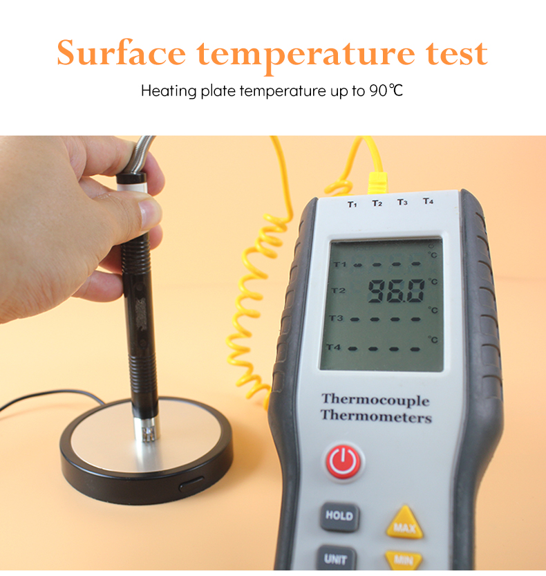 Thermal Cup Pad USB Heating Coaster Metal Base 90 Degree Coffee Milk Vacuum Dish Cup Warming Holder Gift