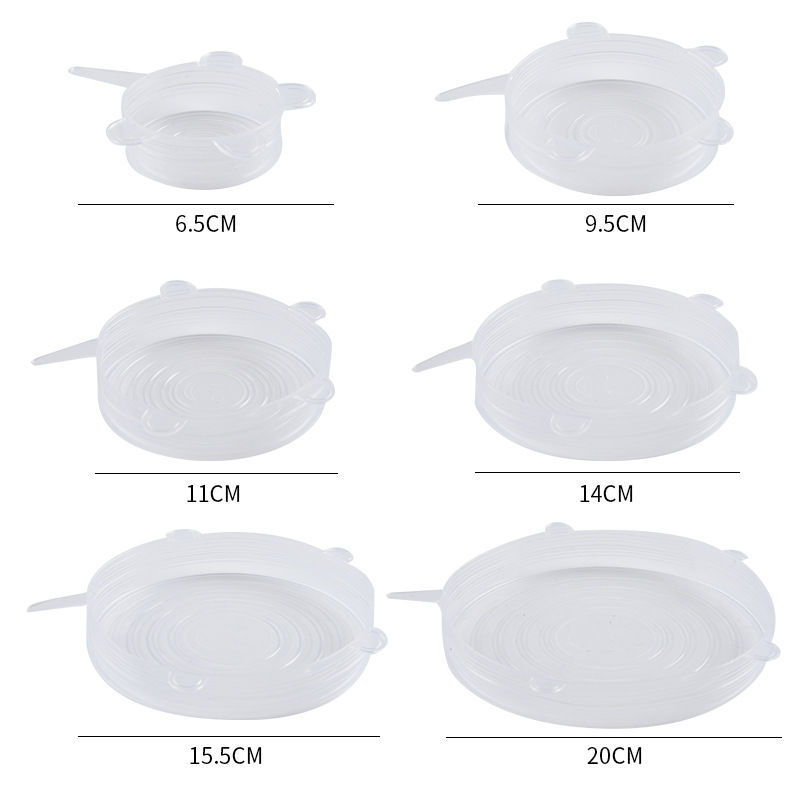 Edible Silicon 6-Piece Set Fresh Cover Stretchable 5-Piece Set Bowl Cover Refrigerator Microwave Oven Sealed Plastic Wrap Edible Silicon 6-Piece Set Fresh Cover Stretchable 5-Piece Set Bowl Cover Refrigerator Microwave Oven Sealed Plastic Wrap