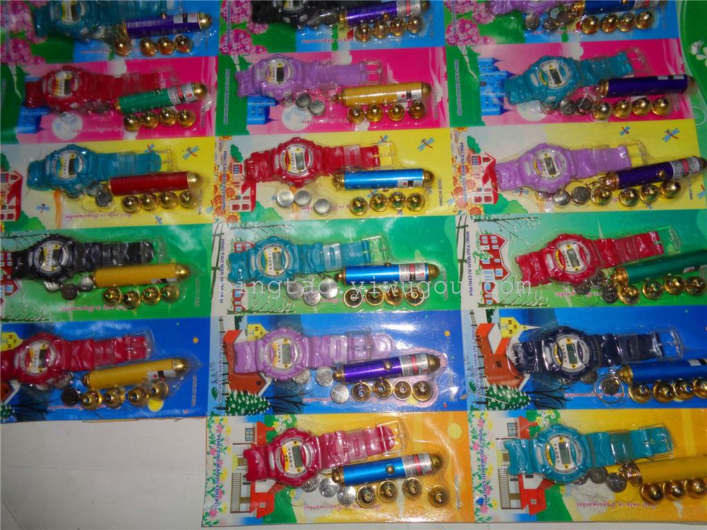The new electronic toy laser head suction card five plus small treasure table
