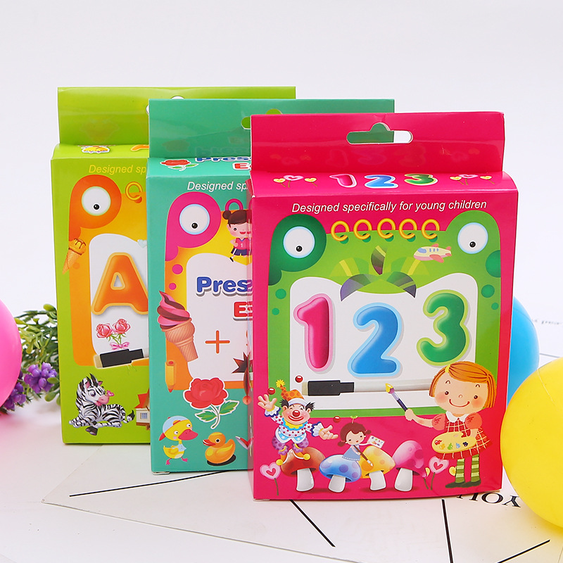 Children&#039;s English Enlightening Early Education Card Educational Toy Baby Reading Picture Literacy Study Table Game Card Cross-Border Supply