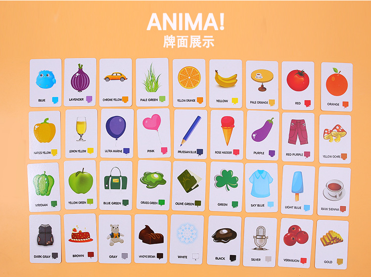 Children's English Enlightening Early Education Card Educational Toy Baby Reading Picture Literacy Study Table Game Card Cross-Border Supply Children's English Enlightening Early Education Card Educational Toy Baby Reading Picture Literacy Study Table Game Card Cross-Border Supply