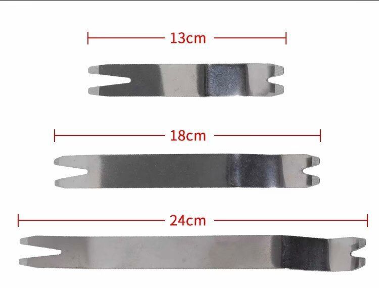 Car audio car disassembly metal steel skid plate warping plate interior trim panel instrument table skid card opener skid plate