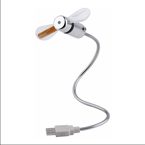 USB Clock Fan USB Luminous Clock Fan USB Real Clock Led Character Flashing Fan