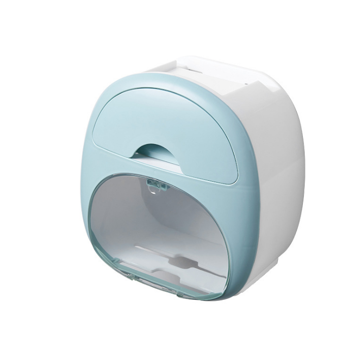 Punch-Free Toilet Tissue Box Roll Paper Toilet Paper Tissue Holder Toilet Household Storage Toilet Paper Rack Tissue Box