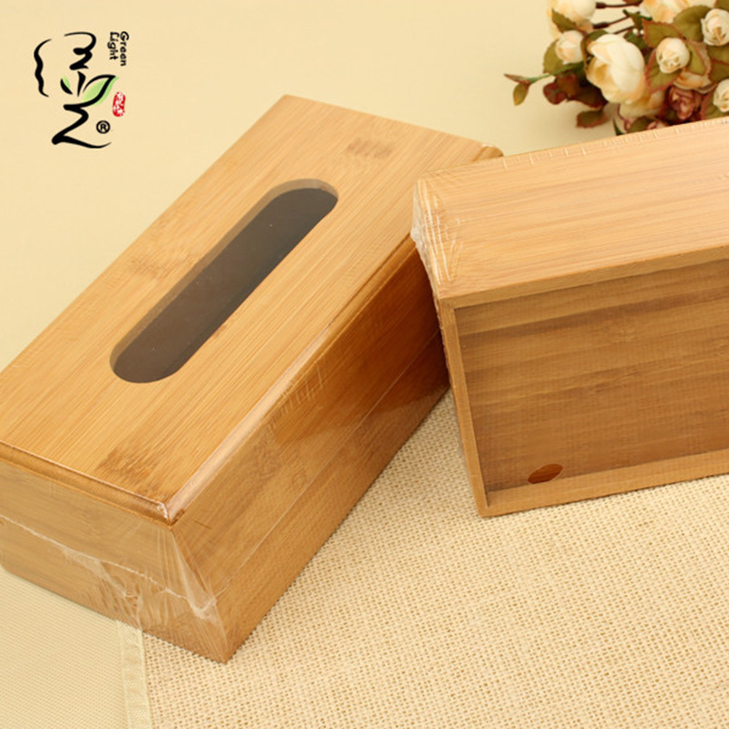 European-Style Creative Tissue Box Simple Wooden Large Tissue Box Tissue Box Elegant Tissue Cover Customizable Wholesale