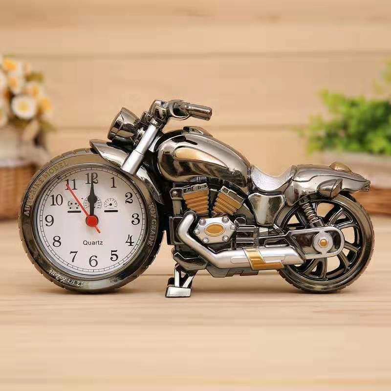 [Order for Free Battery Warranty for 1 Year] Student Dormitory Alarm Clock Children&#039;s Motorcycle Alarm Clock Birthday Gift Alarm Clock