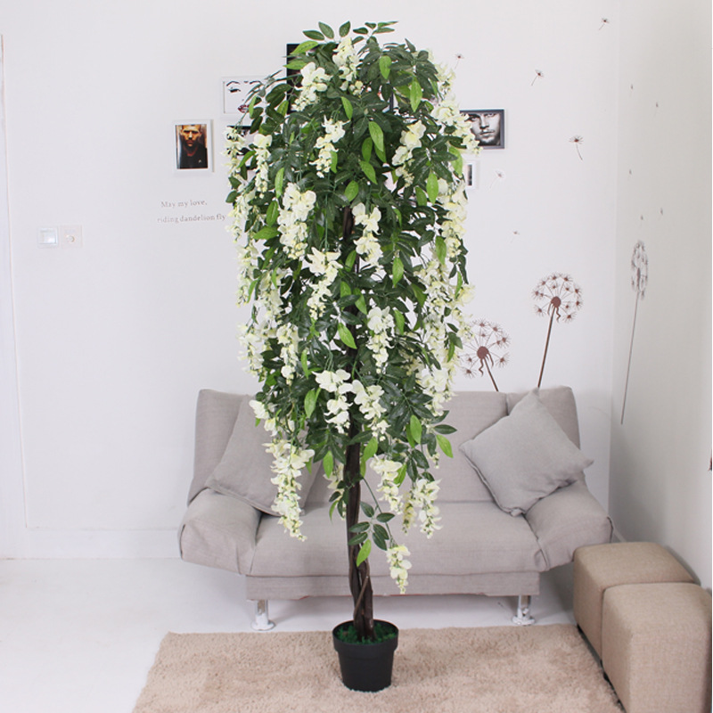 Artificial douhua tree indoor home decoration douhua tree Artificial flower potted plant manufacturers
