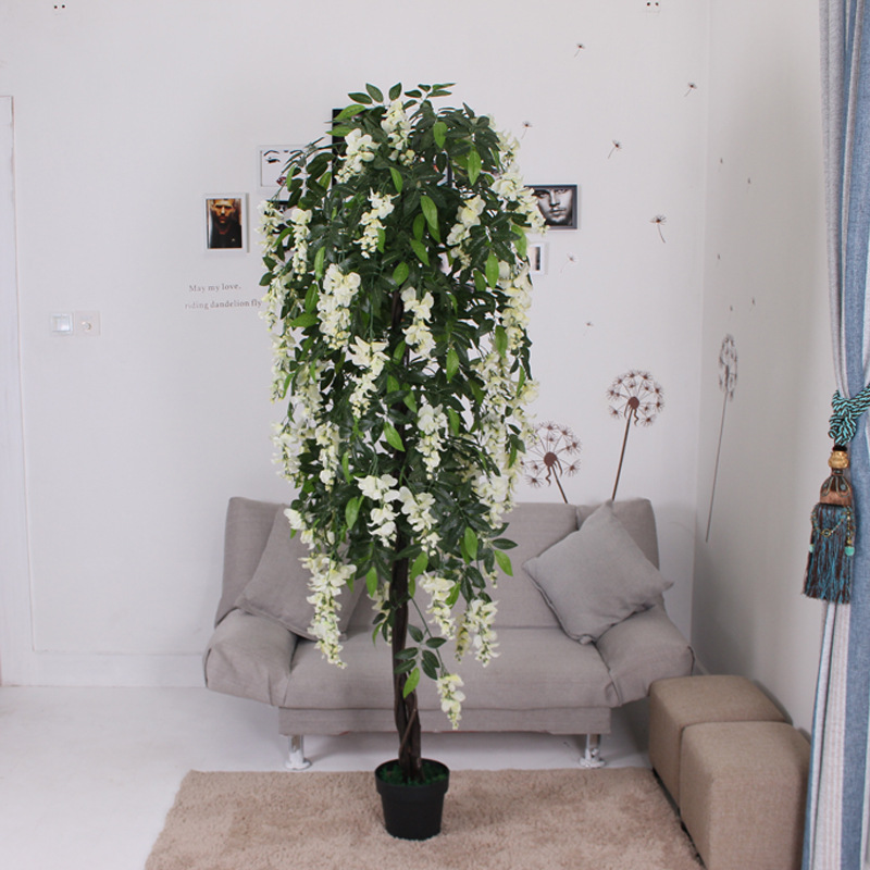 Artificial douhua tree indoor home decoration douhua tree Artificial flower potted plant manufacturers