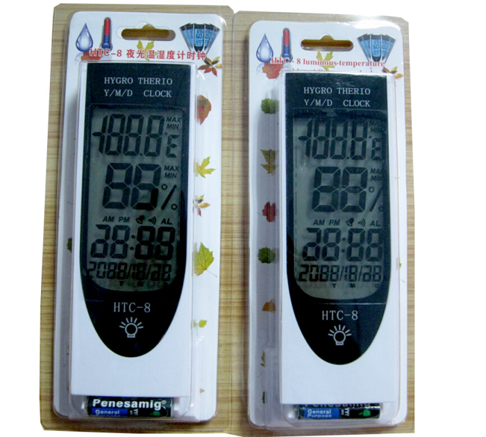 Indoor temperature Home electronic high-precision thermometer Multi-function luminous mute alarm clock Indoor temperature Home electronic high-precision thermometer Multi-function luminous mute alarm clock