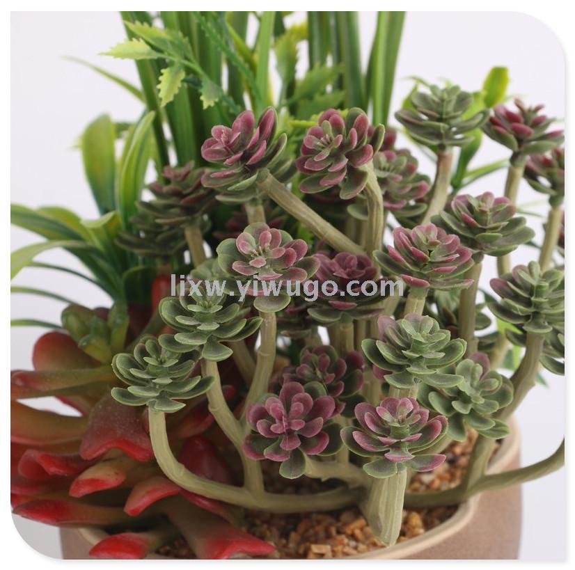 Home furnishings small trees make fortune tree grass ball artificial flower set flower decoration artificial 