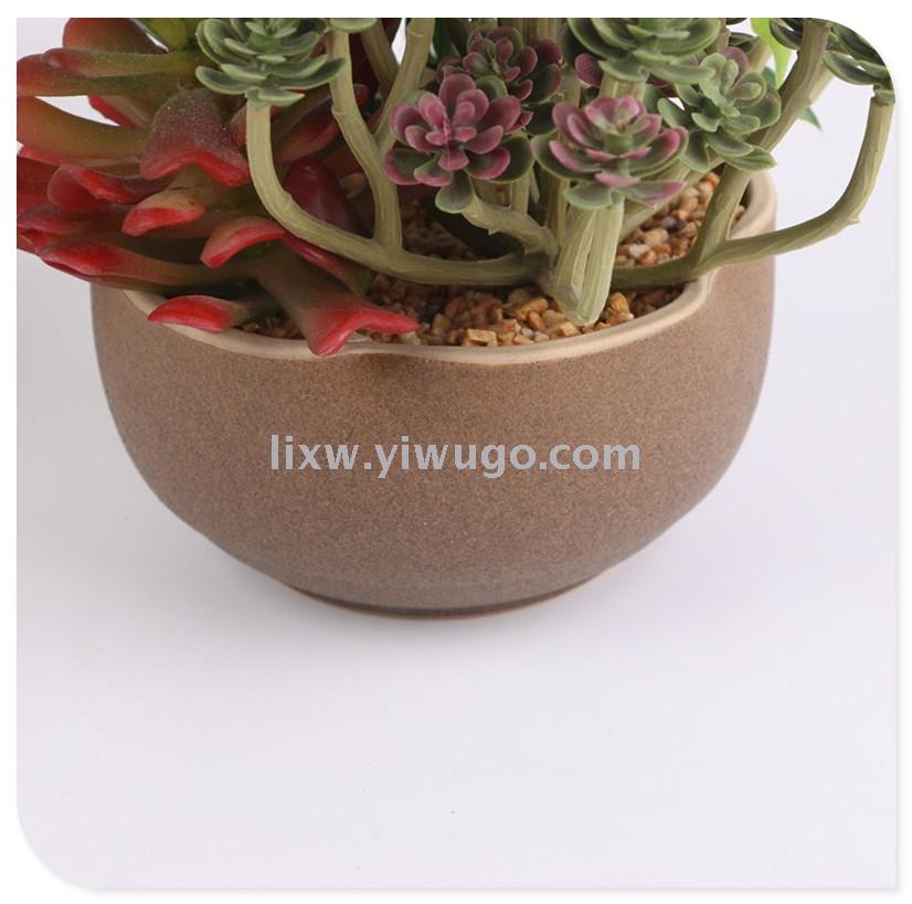Home furnishings small trees make fortune tree grass ball artificial flower set flower decoration artificial 