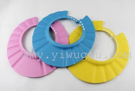 Earmuff child shower Cap shampoo Cap adjustable shower Cap