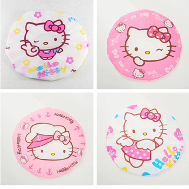 Shower cap Waterproof cap thickened adult female shower cap Children&#039;s Cute cap Kitchen range hood pack mail