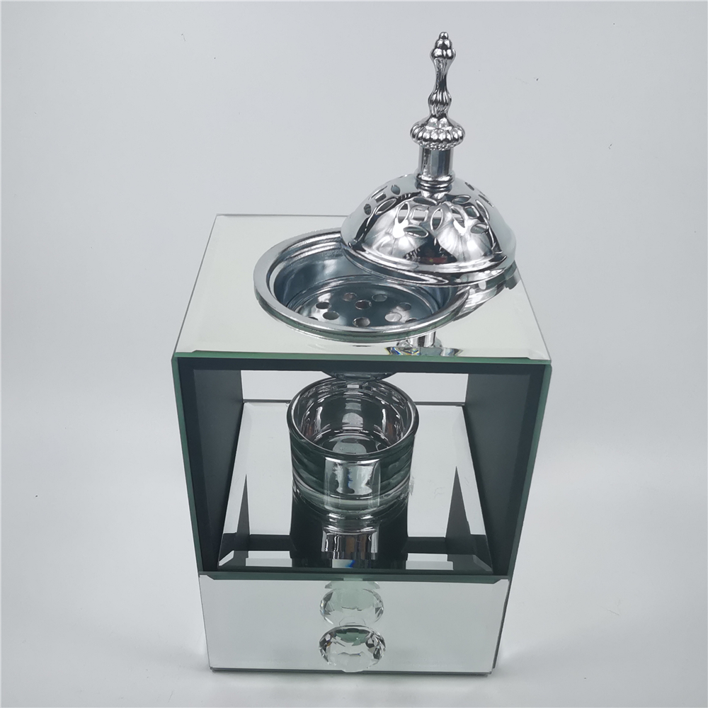 Muslim Arabic Crystal Glass Incense Burner Candlestick Dual-Use Candlestick Incense Burner Factory Direct Sales Muslim Arabic Crystal Glass Incense Burner Candlestick Dual-Use Candlestick Incense Burner Factory Direct Sales