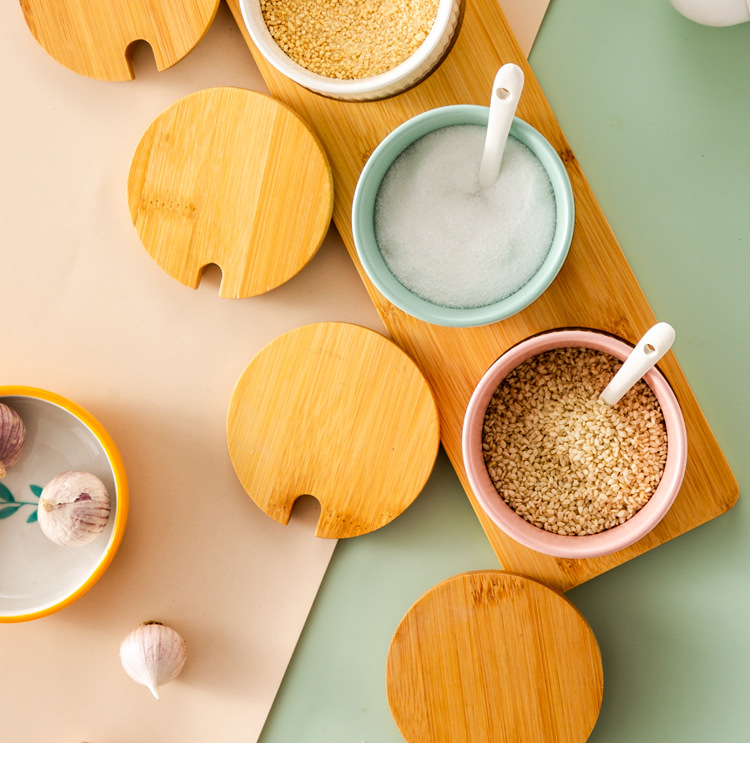 Household Ceramic Seasoning Jar Seasoning Box Condiment Bottle Cans Macaron Salt Jar Pepper Kitchen Supplies Set Household Ceramic Seasoning Jar Seasoning Box Condiment Bottle Cans Macaron Salt Jar Pepper Kitchen Supplies Set