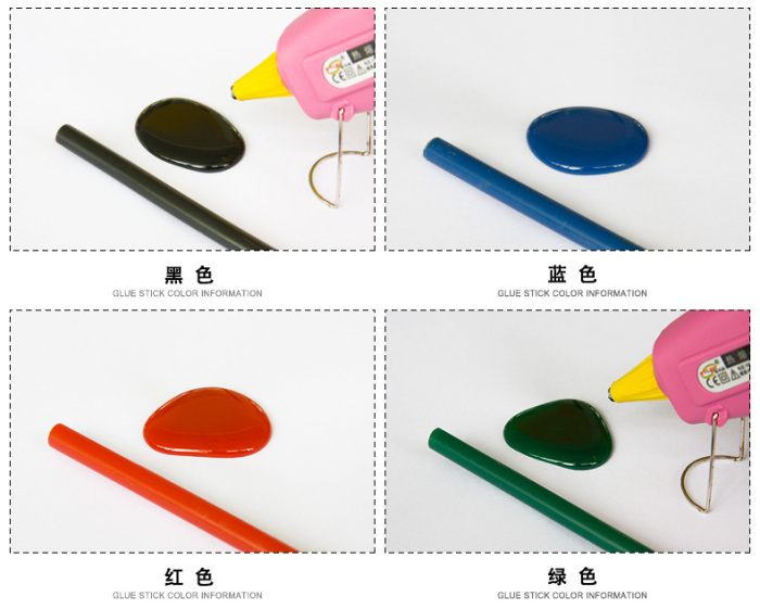 Color glue stick glue stick glue, hair extension glue glue gun Color glue stick glue stick glue, hair extension glue glue gun