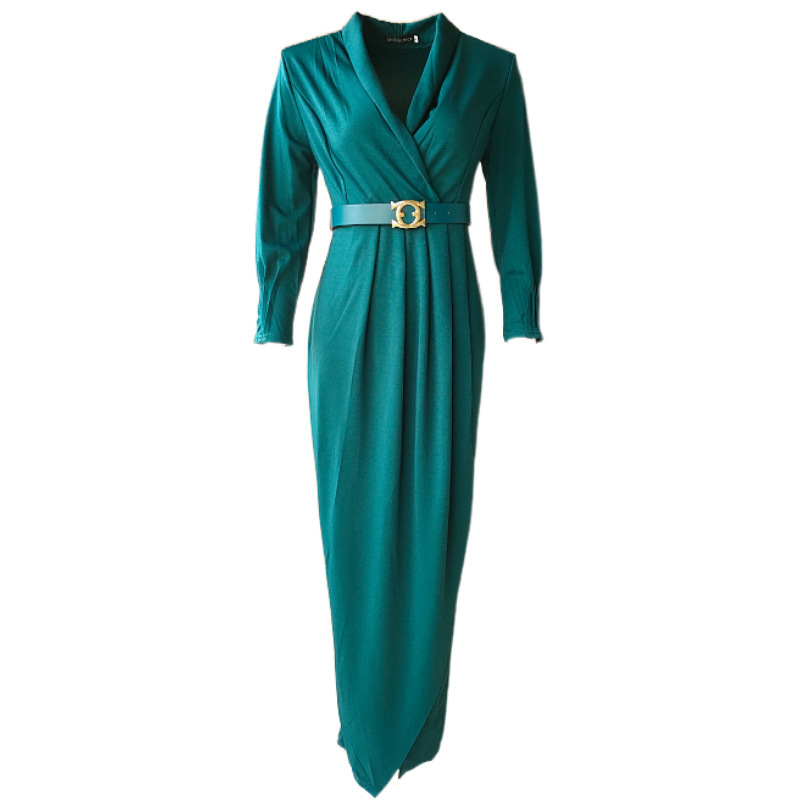 Amazon Hot 2021 Spring and Autumn Women&#039;s Clothing plus Size African Fashion European and American Style Women&#039;s Clothing Elegant Commuter Dress