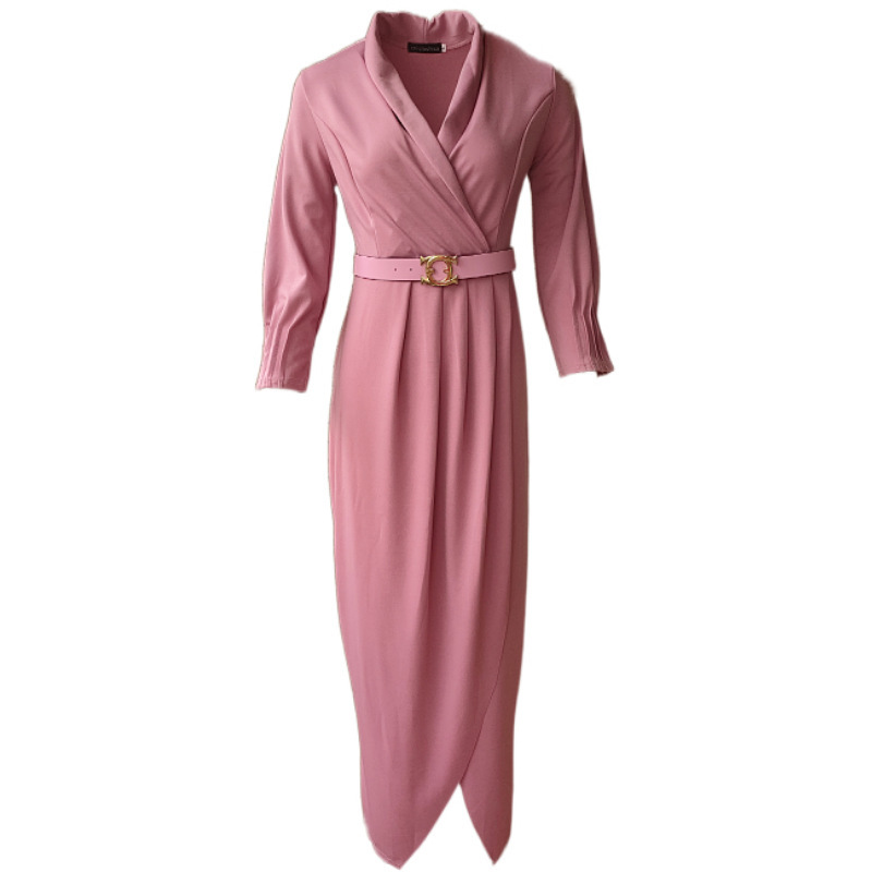 Amazon Hot 2021 Spring and Autumn Women&#039;s Clothing plus Size African Fashion European and American Style Women&#039;s Clothing Elegant Commuter Dress