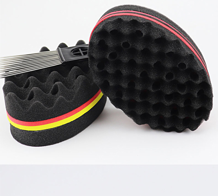 AliExpress Black Perm Comb Set African Dreadlocks Care Tool Sponge Styling Comb Steel Needle Hair Comb