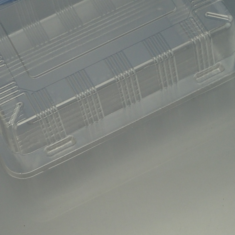 Disposable Meat Slice Box Transparent Fresh-Keeping Frozen Plastic with Lid Lamb Chops Beef Roll Packing Box to-Go Box Free Shipping