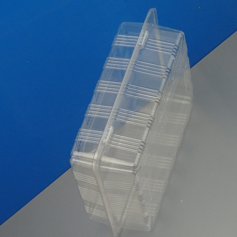 Disposable Meat Slice Box Transparent Fresh-Keeping Frozen Plastic with Lid Lamb Chops Beef Roll Packing Box to-Go Box Free Shipping