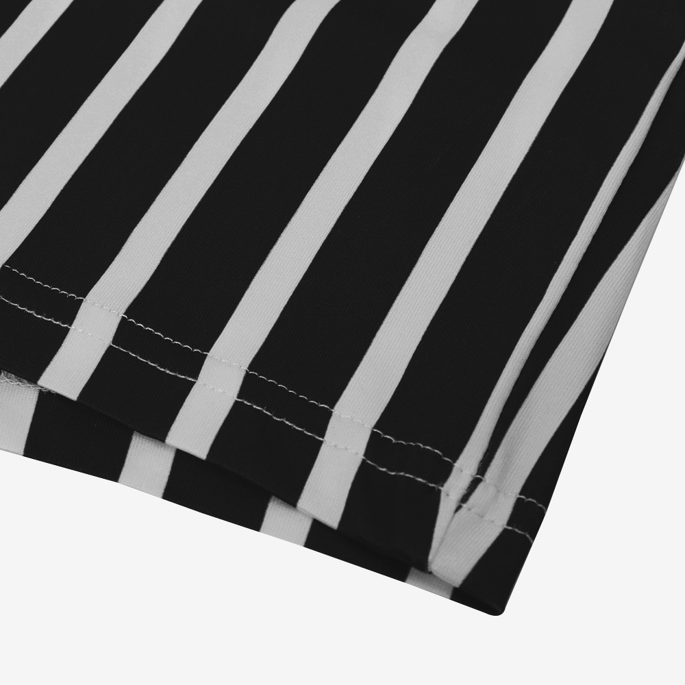 Summer 2022 European and American Foreign Trade Women's Clothing Deep V African Sexy Sports Striped Short Sleeve Tight Shorts Zipper Jumpsuit