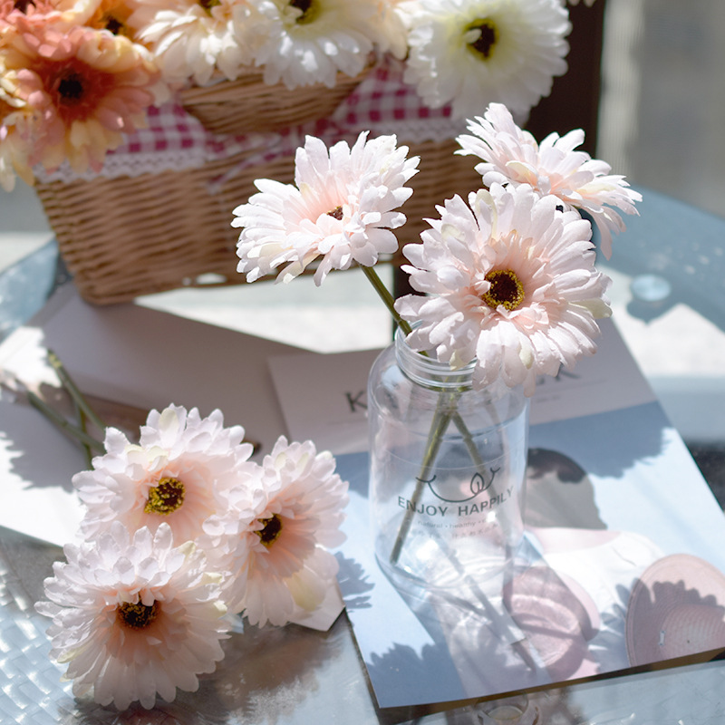 Flower Artificial Flower Gerbera Wedding Bouquet African Chrysanthemum Artificial Flower Preserved Fresh Flower
