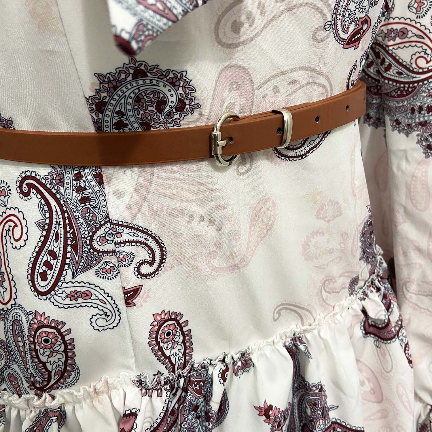 Foreign Trade Women's Independent Station Digital Printing Fashion Women's High Waist Elegant Cake Dress African Dress