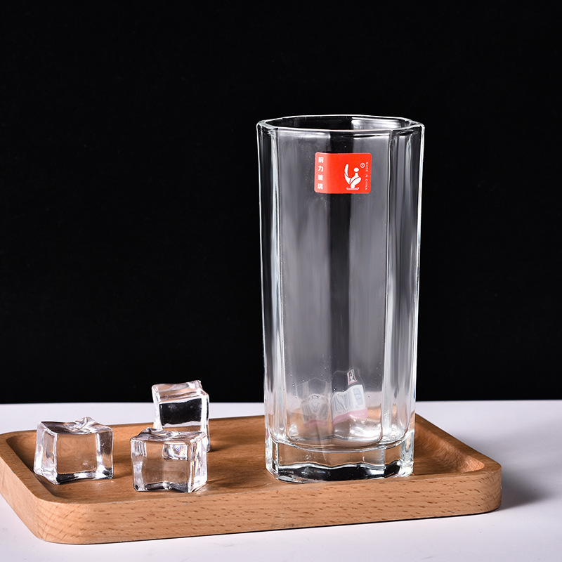 Qianli Boutique Meal Cup Household Daily Necessities Glass Heat-Resistant Glass Cup Juice Drink Cup Wholesale
