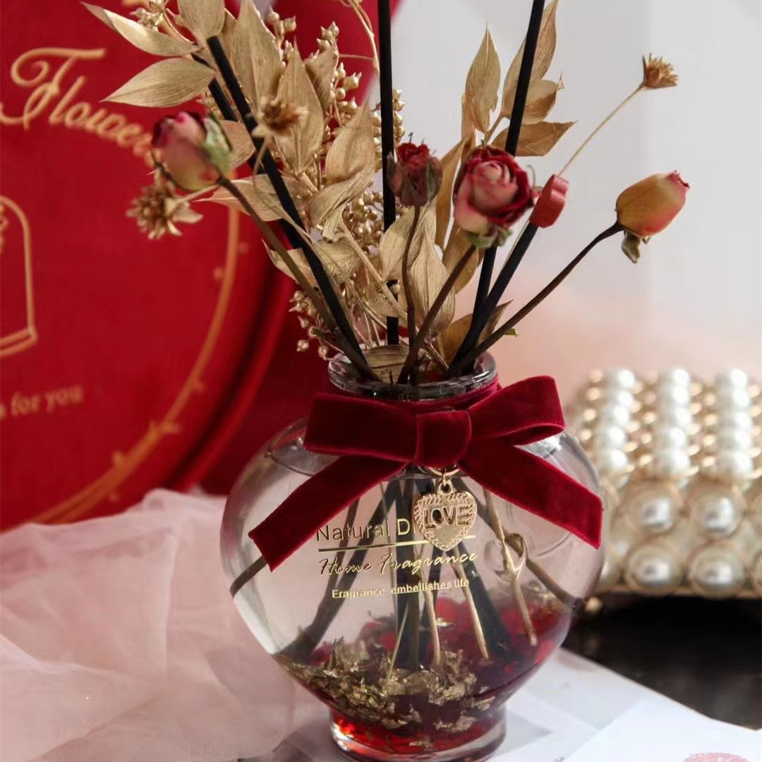 Flower FireFree Aromatherapy African Chrysanthemum Champagne Flower Freesia New Home Indoor Teacher&#039;s Day Flower Gift