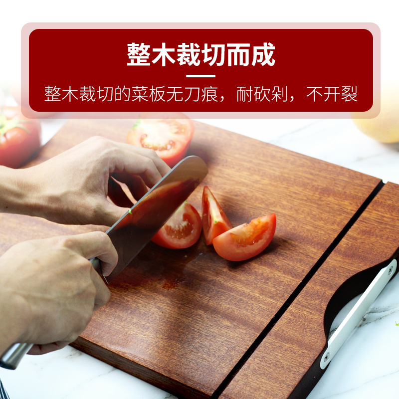 Whole Wood African Congo Ebony Chopping Board Solid Wood Chopping Board Kitchen Household Chopping Board Cutting Board