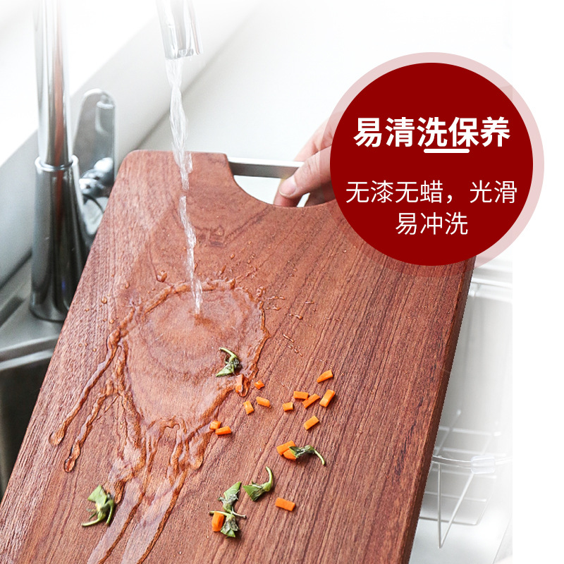 Whole Wood African Congo Ebony Chopping Board Solid Wood Chopping Board Kitchen Household Chopping Board Cutting Board