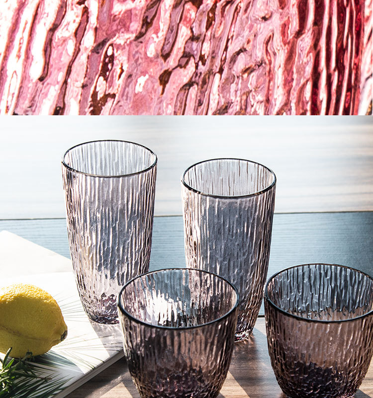 Glass Cup Home Breakfast Cup Japanese Style Hammer Pattern Wine Glass Whiskey Shot Glass Transparent and Creative Beer Steins Glass Cup Home Breakfast Cup Japanese Style Hammer Pattern Wine Glass Whiskey Shot Glass Transparent and Creative Beer Steins