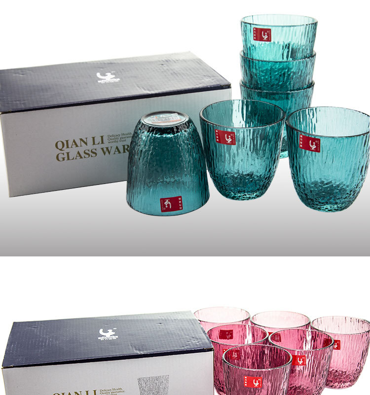 Glass Cup Home Breakfast Cup Japanese Style Hammer Pattern Wine Glass Whiskey Shot Glass Transparent and Creative Beer Steins Glass Cup Home Breakfast Cup Japanese Style Hammer Pattern Wine Glass Whiskey Shot Glass Transparent and Creative Beer Steins