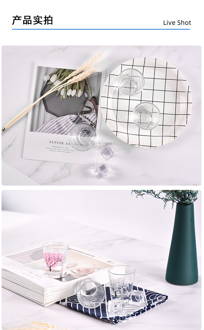 2oz Glass Wine Glass Customization Cartoon Pattern Logo Color Changing White Wine Glass Cold Color Changing Small Glass Cup Manufacturer