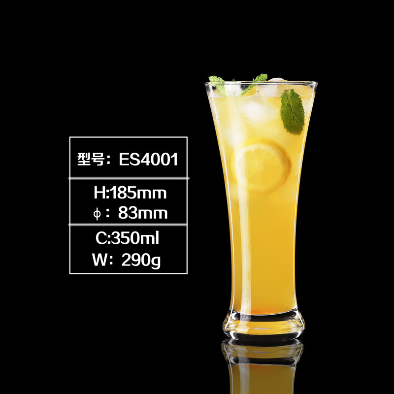 Green Apple Beer Glass Fruit Drink Cup Mouthwash Glass Cup Milk Tea Hot Drinks Cup Capacity 400ml