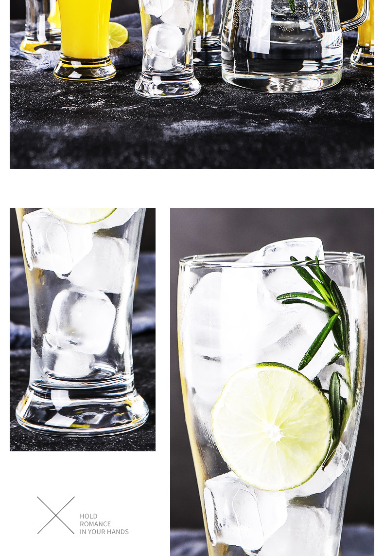 Green Apple Beer Glass Fruit Drink Cup Mouthwash Glass Cup Milk Tea Hot Drinks Cup Capacity 400ml