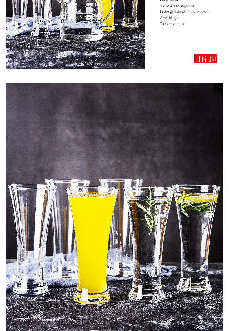 Green Apple Beer Glass Fruit Drink Cup Mouthwash Glass Cup Milk Tea Hot Drinks Cup Capacity 400ml