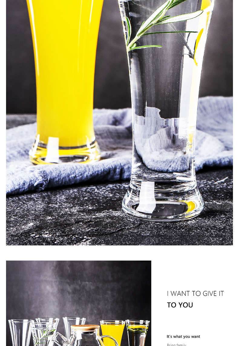 Green Apple Beer Glass Fruit Drink Cup Mouthwash Glass Cup Milk Tea Hot Drinks Cup Capacity 400ml