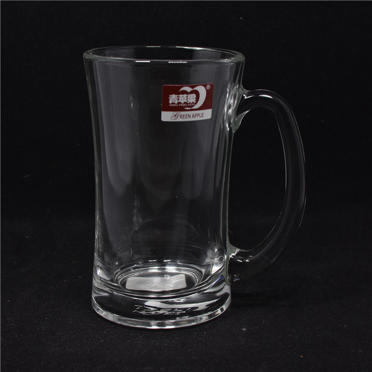 Wholesale Green Apple Glass Cup Gift Cup Beer Handle Cup Ear Cups Pineapple Cup Zb97