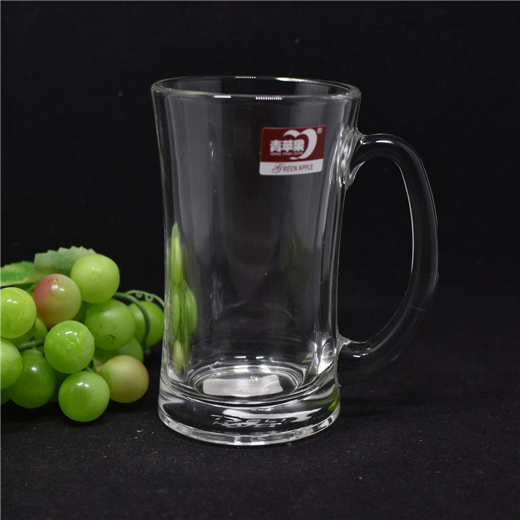 Wholesale Green Apple Glass Cup Gift Cup Beer Handle Cup Ear Cups Pineapple Cup Zb97