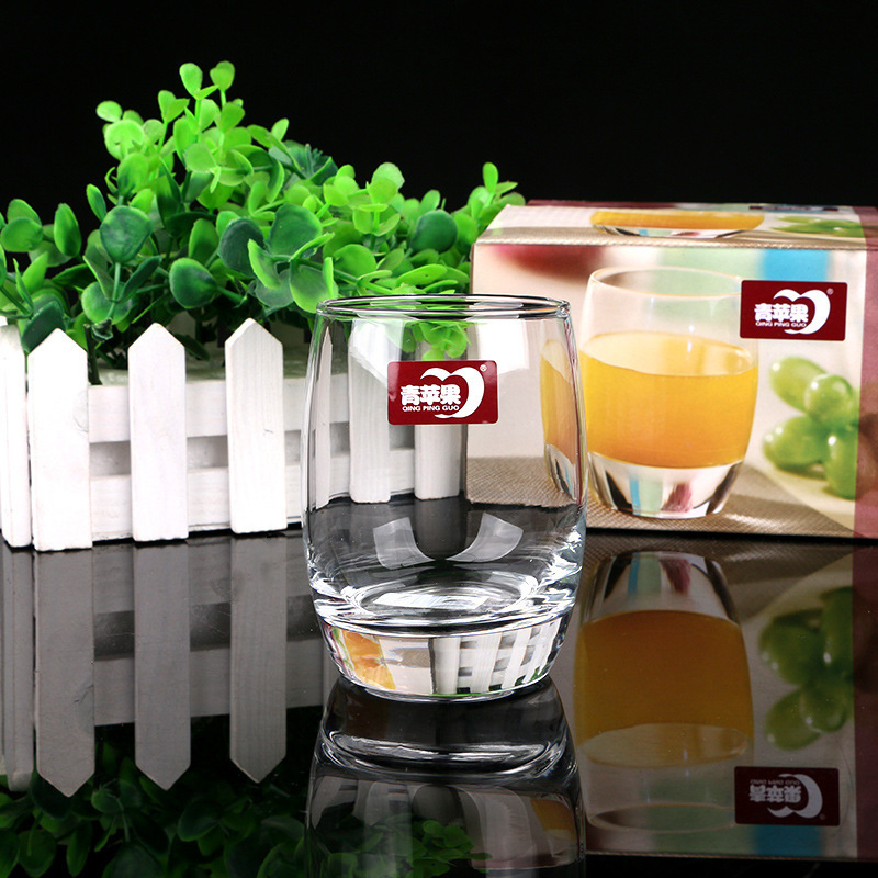 Blown Glass Cup Green Apple Genuine Water Cup Upscale Hotel Drink Cup Egg-Shaped Gargle Cup Juice Cup Wholesale