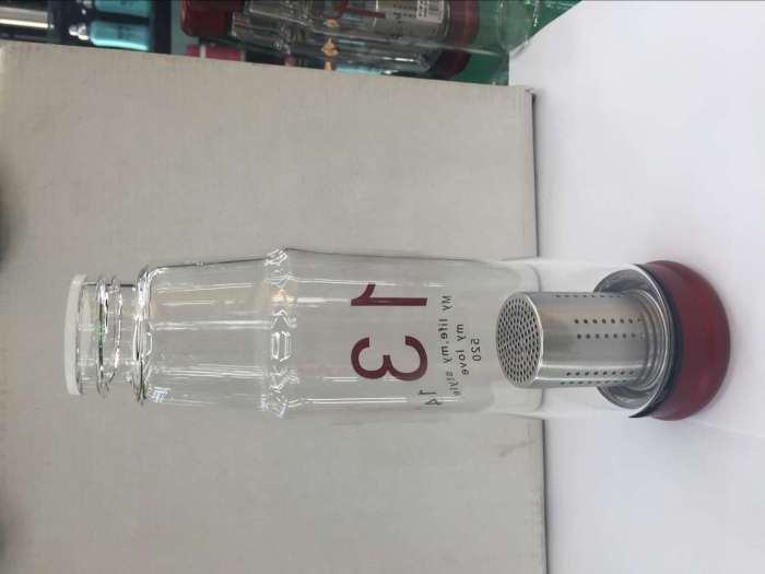 The new glass cup Knight filter tea cup with insulation Cup The new glass cup Knight filter tea cup with insulation Cup