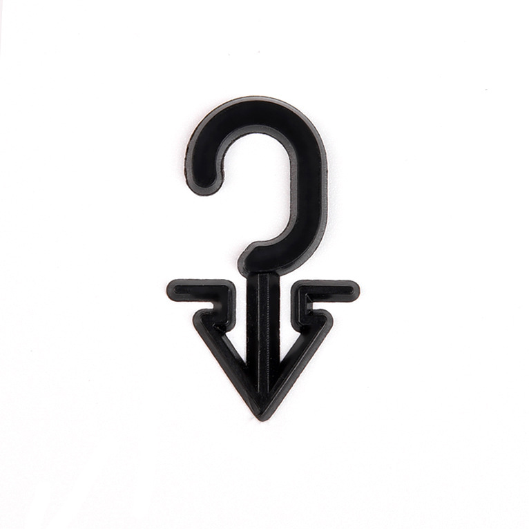 New Pp Environmental Protection Triangle Hook Socks Hoy Plastic Packaging Hook Pointed Hook Hanging Hook Underwear Hook Factory Direct Sales