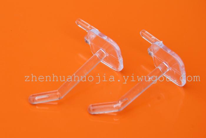 Transparent Plastic Hook Hook 5cm Long: Apple Hook, Heart-Shaped Hook, Slot Plate Hook Transparent Plastic Hook Hook 5cm Long: Apple Hook, Heart-Shaped Hook, Slot Plate Hook