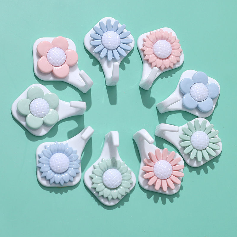 Hook Strong Adhesive Wall Hanging Toilet Coat and Cap Wall Hanger Toilet Shower Door Rear No-Punch Sticky Hook