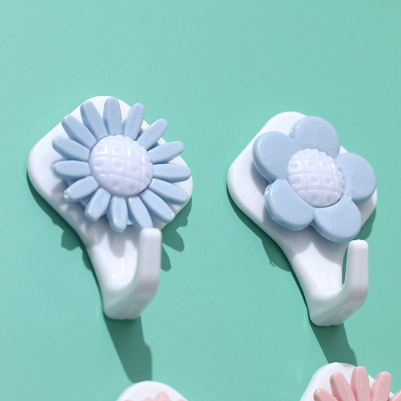 Hook Strong Adhesive Wall Hanging Toilet Coat and Cap Wall Hanger Toilet Shower Door Rear No-Punch Sticky Hook
