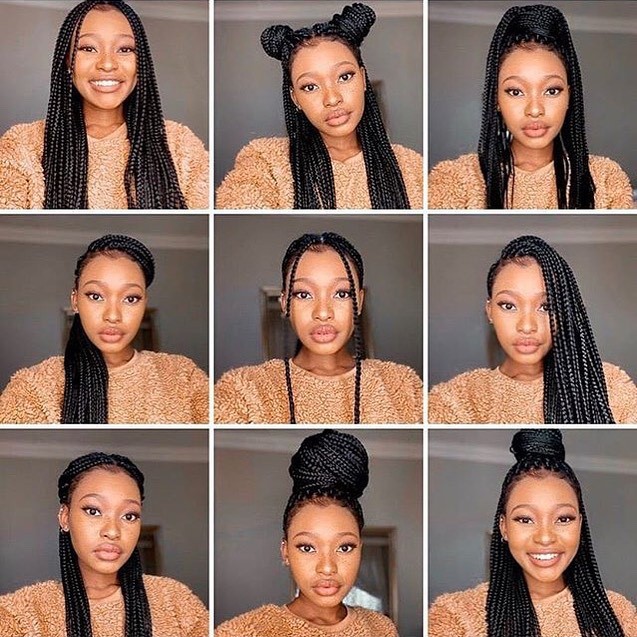Wholesale Dreadlocks Hair Extensions Braids African Gradient Color Big Braids European and American Style Wig Wholesale Foreign Trade Chemical Fiber Wigs