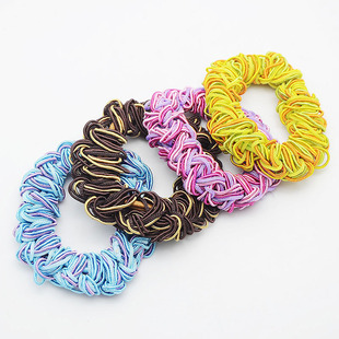 Hot Sale Small Claw Clip Beaded Color Wig Dough-Twist Style Plaits Children's Festival Performance Hair Accessories Straight Hair Hair Ring Headdress